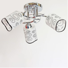 Стельова люстра Light House SH-18157/3 CR 470*470*240 хром