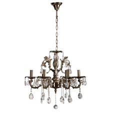 Люстра підвісна класична свічки Light House SH-18181/6 AB 540*540*550 бронза