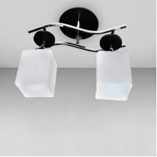 Стельова люстра Light House SH-18182/2 CR чорний + хром