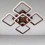 Зображення Стельова люстра LED з димером Light House SL-18185/4+1 COFFE 150W DIMMER 3000-6000 H110*L580*W580 кавовий ИМ Light-Deco 