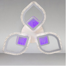 Стельова люстра LED Light House SC-18195/3 WT 66W 2.4G 3D 620*90 біла