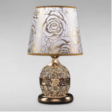 Настільна лампа з абажуром Light House SG-18207/1T FG+ZZ+SHADE H350*D200 золото