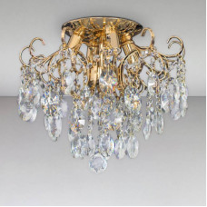Люстра кришталева стельова Light House SH-18213/4 FG WT золото