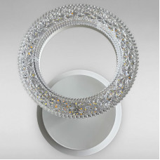 Настінний LED світильник Бра з підсвічуванням Light House SC-18197/1W WH+PK/BU/PL 20W+8W 240*180*90  білий