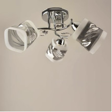 Люстра стельова Light House SC-18217/3 CR 47*47*21 хром