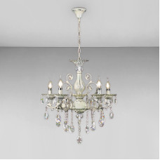 Люстра підвісна свічки Light House SH-18210/5C CRL D600*H1100 біла