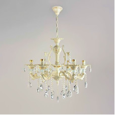 Люстра підвісна свічки Light House SH-18231/6 LWG 650*650*650 білий із золотом