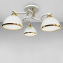 Зображення Люстра стельова Light House SH-18236/3A WT+FG 490*490*240 білий із золотом ИМ Light-Deco 