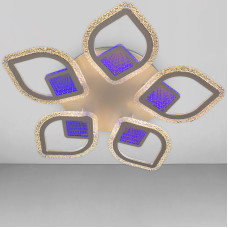 Стельова люстра LED Light House SC-18195/5 WH 110W 2.4G 3D 740*100 біла