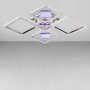Зображення Стельова люстра LED з підсвіткою Light House SC-18238/2+2 CR 104W 2.4G 3D670*580*90 хром ИМ Light-Deco 