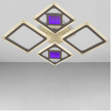 Стельова люстра LED з підсвіткою Light House SC-18238/2+2 WH  104W 2.4G 3D670*580*90 білий
