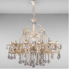 Люстра підвісна свічки Light House SH-17042/12L YL D900*H1200 білий із золотом