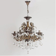 Люстра підвісна свічки Light House SH-17042/8A AB D650*H1100 бронза