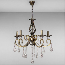 Люстра підвісна свічки Light House SR-17041/5 AB бронза