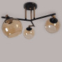 Изображение Люстра потолочная Light House NM-17046/3 FGD+BK черный + золотоИМ Light-Deco