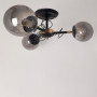 Зображення Стельова люстра Light House NM-17049/3 FGD+BK чорний + золотоИМ Light-Deco