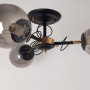 Зображення Стельова люстра Light House NM-17049/3 FGD+BK чорний + золотоИМ Light-Deco1