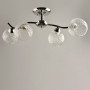 Зображення Стельова люстра Light House NM-17063/4 CR+BK чорний + хромИМ Light-Deco