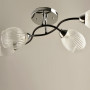 Зображення Стельова люстра Light House NM-17067/4 CR+BK чорний + хромИМ Light-Deco1
