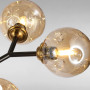 Зображення Люстра молекула підвісна Light House LS-17073-10 BK+BR чорнаИМ Light-Deco2