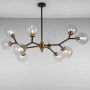 Зображення Люстра молекула підвісна Light House LS-17073-10 BK+CL чорнаИМ Light-Deco