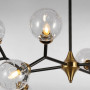 Зображення Люстра молекула підвісна Light House LS-17073-10 BK+CL чорнаИМ Light-Deco1