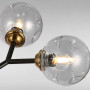 Зображення Люстра молекула підвісна Light House LS-17073-10 BK+CL чорнаИМ Light-Deco2