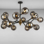 Зображення Люстра молекула підвісна Light House LS-17073-15 BK+BK чорнаИМ Light-Deco