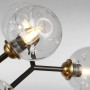Зображення Люстра молекула підвісна Light House LS-17073-15 BK+CL чорнаИМ Light-Deco3