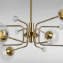 Изображение Люстра молекула подвесная Light House LS-17077-6 BRZ+CL бронзаИМ Light-Deco1