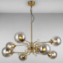 Изображение Люстра молекула подвесная Light House LS-17077-8 BRZ+BK бронзаИМ Light-Deco