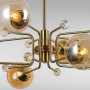 Изображение Люстра молекула подвесная Light House LS-17077-8 BRZ+BR бронзаИМ Light-Deco1
