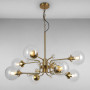 Изображение Люстра молекула подвесная Light House LS-17077-8 BRZ+CL бронзаИМ Light-Deco