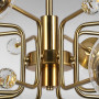 Изображение Люстра молекула подвесная Light House LS-17077-8 BRZ+CL бронзаИМ Light-Deco2