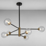 Изображение Люстра молекула подвесная Light House LS-17078-6 BK+CL чернаяИМ Light-Deco
