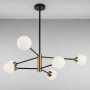 Изображение Люстра молекула подвесная Light House LS-17078-6 BK+WH чернаяИМ Light-Deco