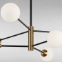 Изображение Люстра молекула подвесная Light House LS-17078-6 BK+WH чернаяИМ Light-Deco1