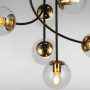 Зображення Люстра молекула підвісна Light House LS-17079-6 BK+CL чорнаИМ Light-Deco1
