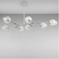 Люстра молекула подвесная Light House LS-17085-7 WH+CL белая