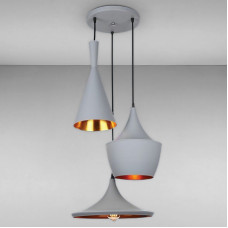 Люстра подвесная Light House LS-17086-3 GRAY серая