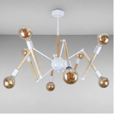 Люстра павук підвісна Light House LS-17091-8 WH біла