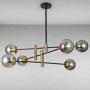 Изображение Люстра молекула подвесная Light House LS-17093-6 BK+BK чернаяИМ Light-Deco