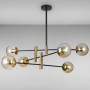 Изображение Люстра молекула подвесная Light House LS-17093-6 BK+BR чернаяИМ Light-Deco