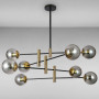 Изображение Люстра молекула подвесная Light House LS-17093-8 BK+BK чернаяИМ Light-Deco