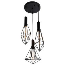 Люстра підвісна Light House LS-17110-3 BK чорна