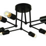 Изображение Люстра паук потолочная Light House LS-17116-8 BK черный ИМ Light-Deco1