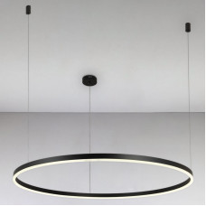 Люстра підвісна LED кільце Light House LS-17119-1 BK 1000MM чорна