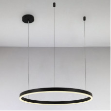 Люстра підвісна LED кільце Light House LS-17119-1 BK 600MM чорна