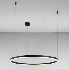 Люстра підвісна LED кільце Light House LS-17119-1 BK 800MM чорна