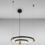 Изображение Люстра подвесная LED кольца Light House LS-17122-A 300+500MM чернаяИМ Light-Deco